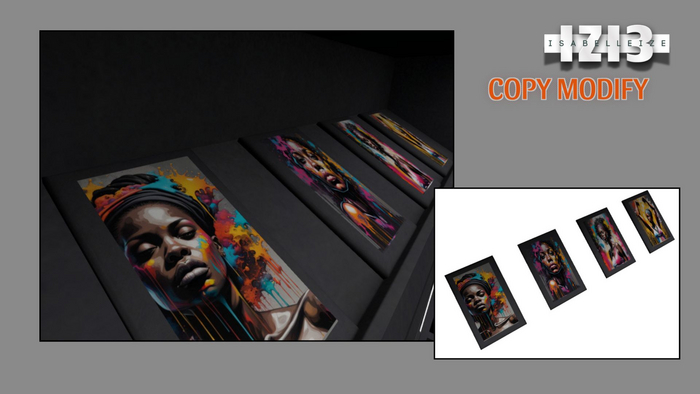 Picture Frame - Mesh (Copy & Modify) Afro