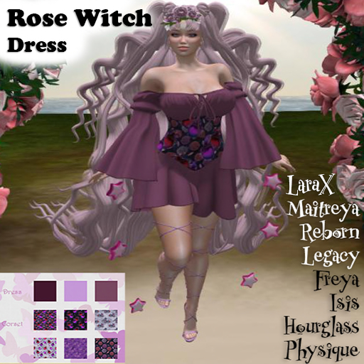 Rose Witch Dress BOXED