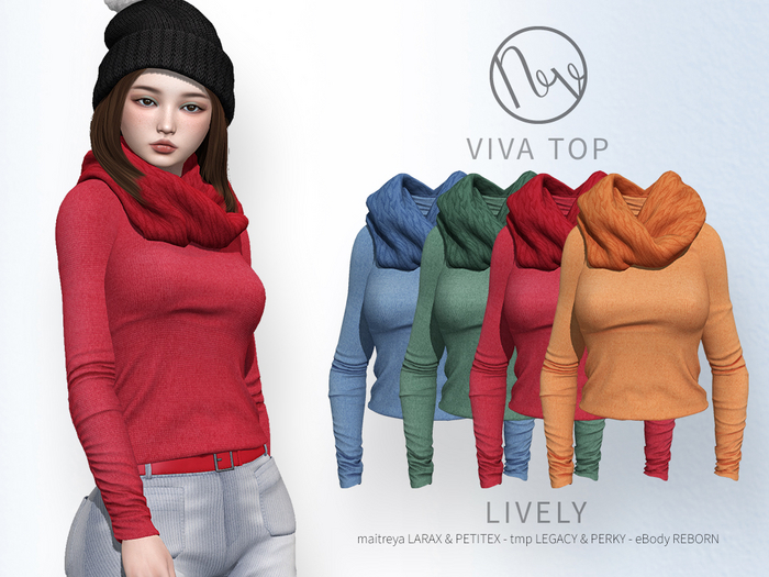 neve top - viva lively