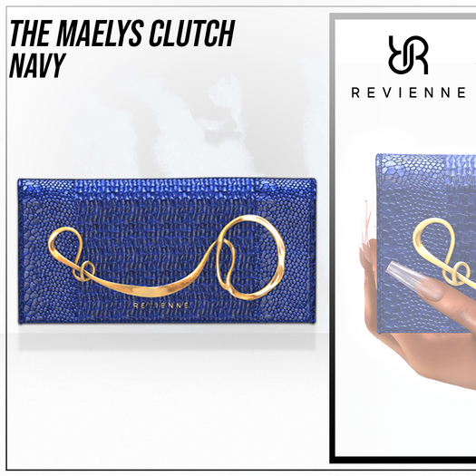 Revienne: The Maelys Clutch [NAVY]