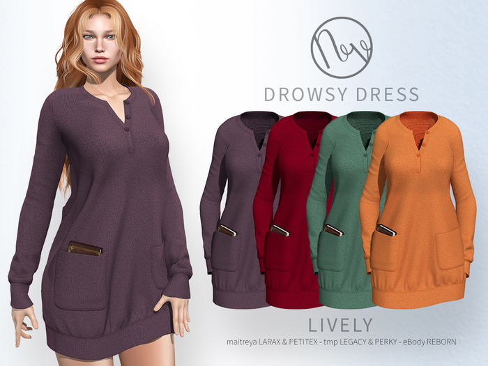 neve dress - drowsy lively