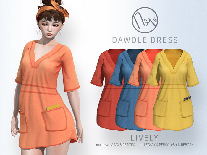 neve dress - dawdle lively