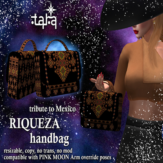 ~TARA~Riqueza handbag