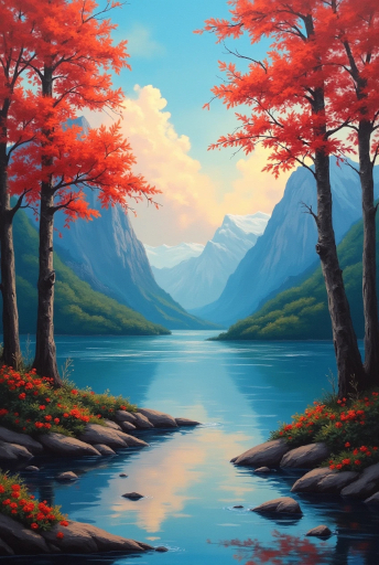 fall lake