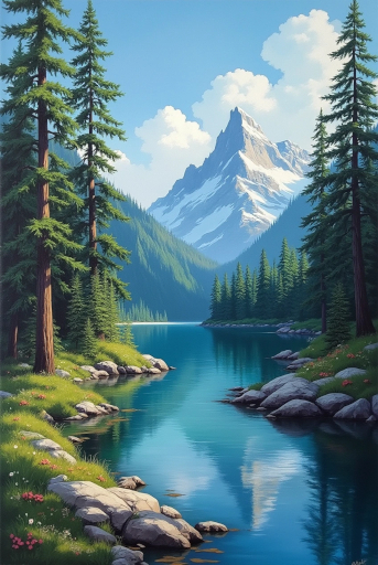 springtime at the lake