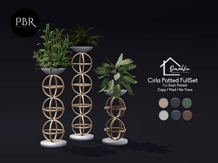 OMAHKU - Cirla Potted  FullSet  