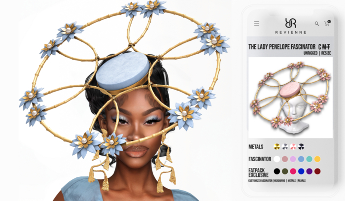 Revienne: The Lady Penelope Fascinator [FATPACK]