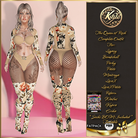 [K-Style] THE QUEEN OF ROCK COMPLETE OUTFIT - FATPACK #1