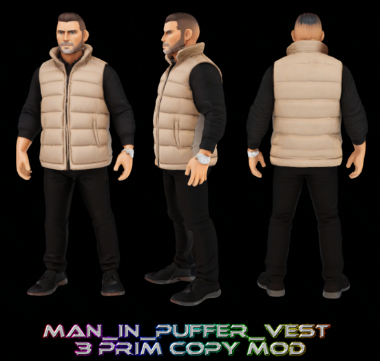 Man in Puffer Vest copy mod 3 prim