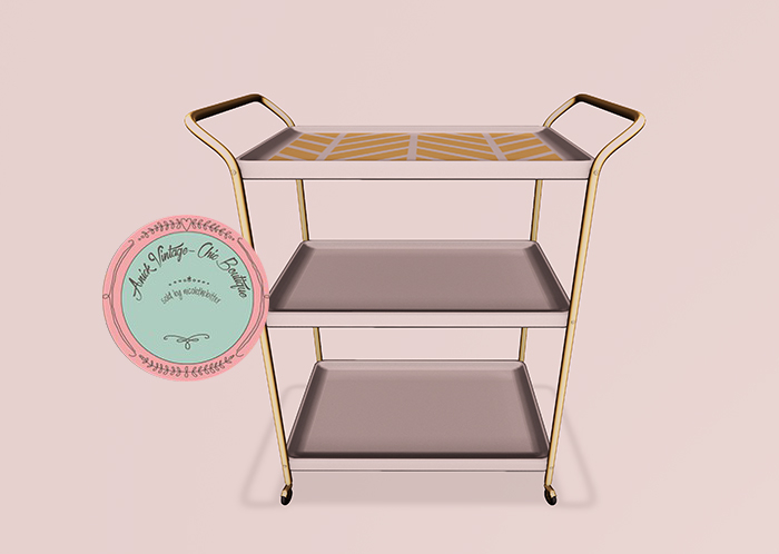  Second Spaces - Holiday Party - bar cart 