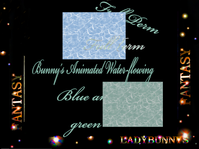 Bunny's Animated Water-flowing- full perm