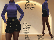 "GCD" Anessa Skirt Outfit Purple
