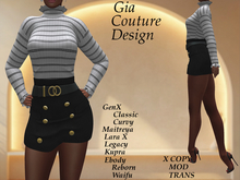 "GCD" Anessa Skirt Outfit White