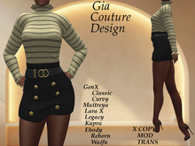 "GCD" Anessa Skirt Outfit Yellow