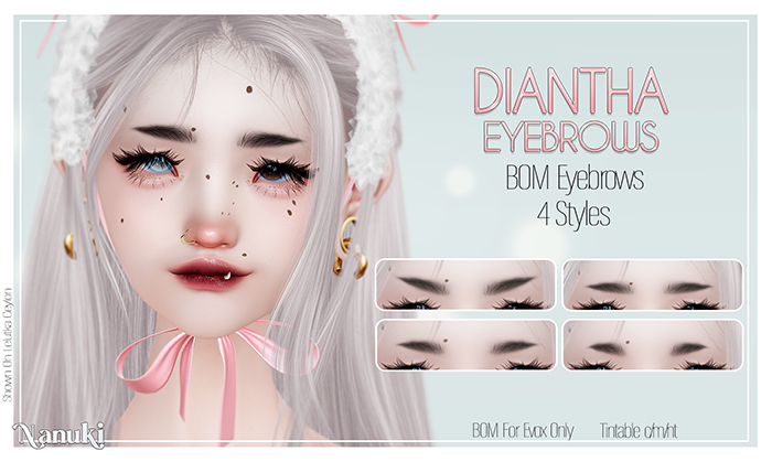 -Nanuki- Diantha Eyebrows {BOM Evox}