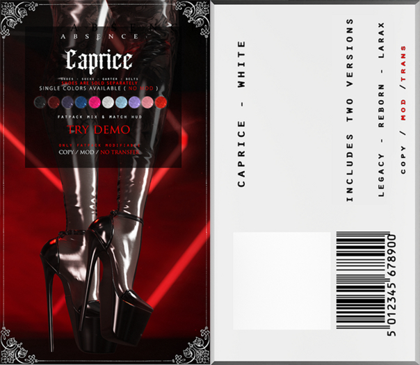 ABSENCE - Caprice Heels WHITE