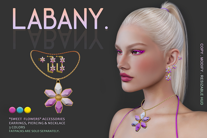 Labany. "Sweet  Flowers" accessories - Yellow