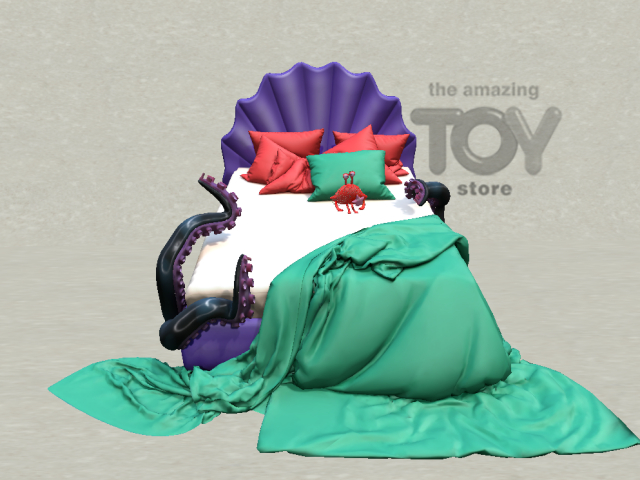 01 Bee The Designs Mermaid Bedroom 1 Kids  RARE