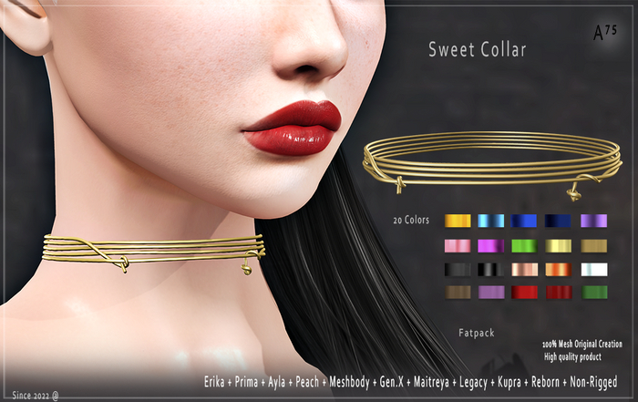 : A75 : Sweet Collar With Hud Fatpack DEMO