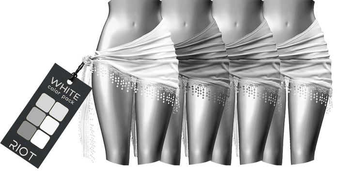 RIOT / Kimiko Wrap Skirt - Grey Pack