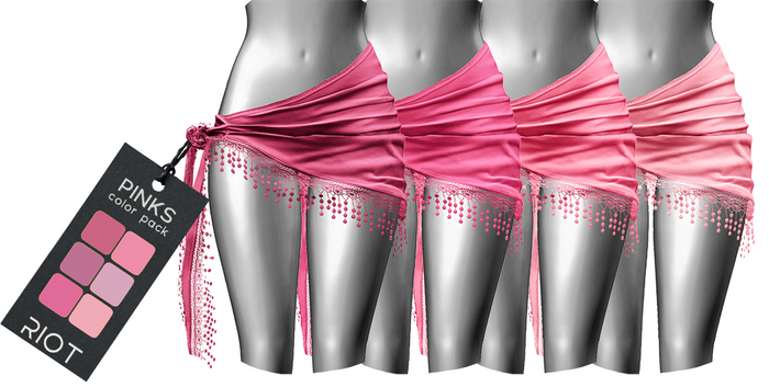 RIOT / Kimiko Wrap Skirt - Pink Pack