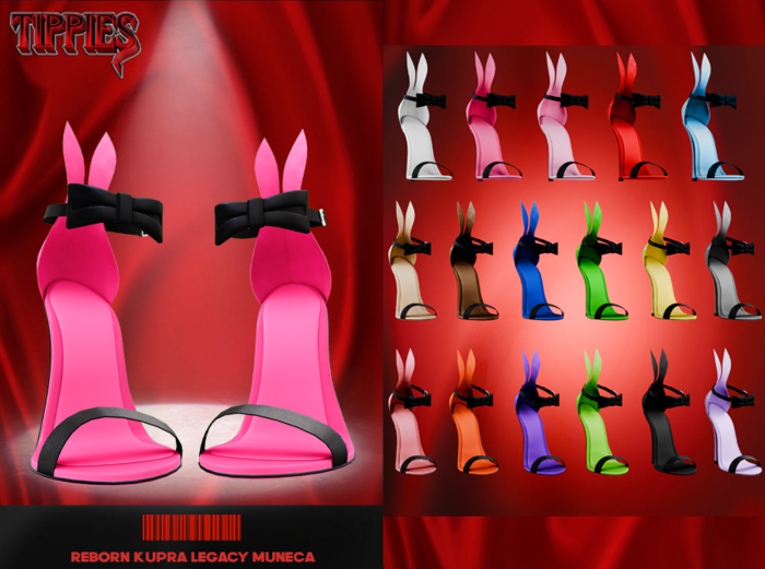 TIPPIES. Eve Heels In Hot Pink