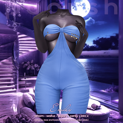 - pOOnsh - Emily Outfit (blue)