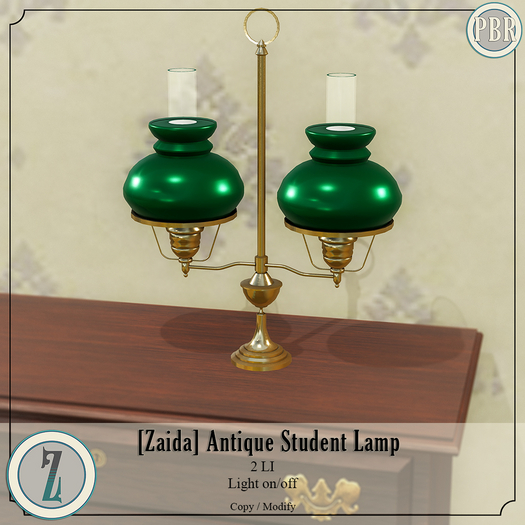 [Zaida] boxed - Student Lamp