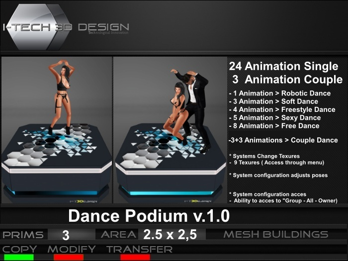 [I-T3D] Dance Podium v.1.0