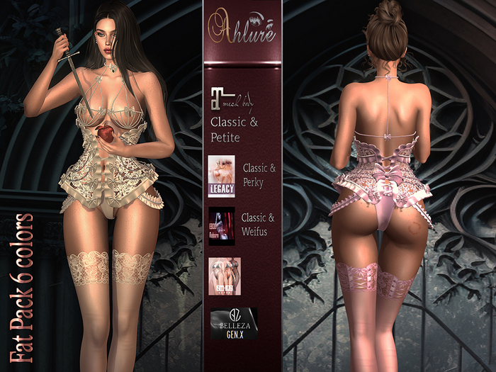 Ahlure - Chantal Lingerie FAT PACK (WEAR ME)