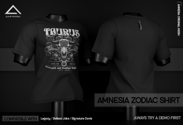 #AMNESIA - Zodiac T-Shirt - DEMO