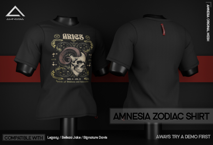 #AMNESIA - Zodiac T-Shirt - Aries