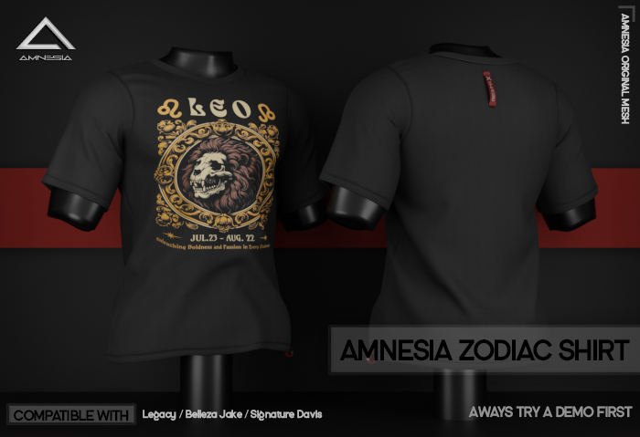 #AMNESIA - Zodiac T-Shirt - Leo