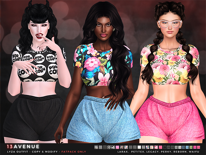 [-50%OFF] Lyza Set - FATPACK- COPY & MOD • LaraX • Reborn • Legacy • PetiteX • Waifu • Perky