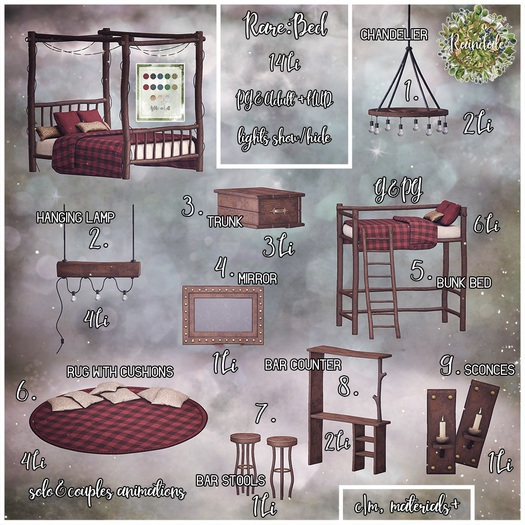 Raindale - Fallview bed (rez&open) RARE