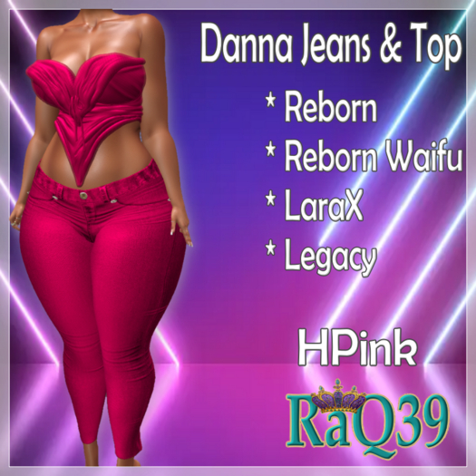 [R39] Danna Jeans & Top-HPink