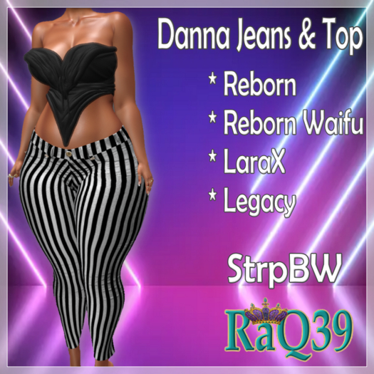 [R39] Danna Jeans & Top-StrpBW