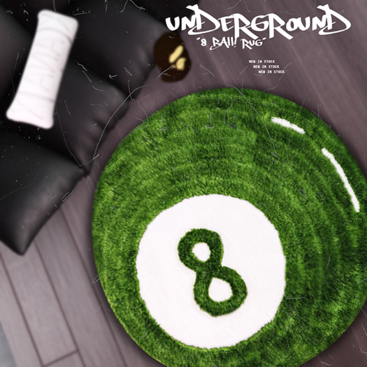 "U-G. 8 Ball! Rug"  [ADD]
