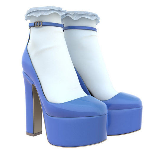[DDL] Levitating w/socks (Blue) (Pumps)