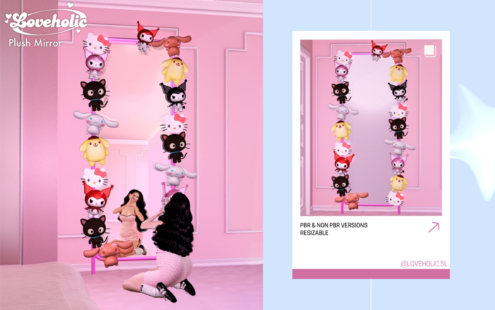 #Loveholic - Plush Mirror (PBR and non PBR)
