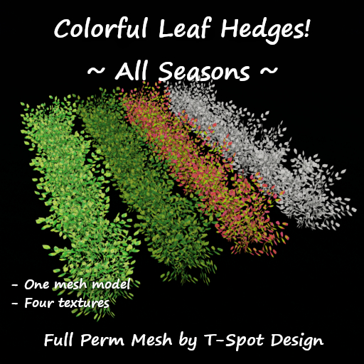 T-Spot Mesh - Colorful Leaf Hedge - All Seasons - FP - LI=1.0