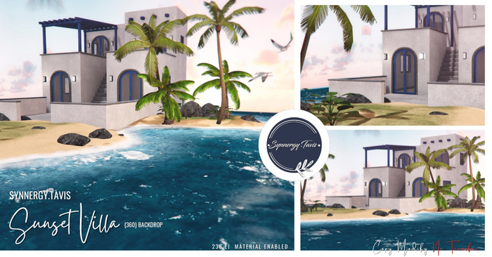 SYNNERGY.TAVIS//Sunset Villa {360} Backdrop
