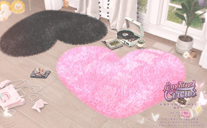 EMOTIONAL CIRCUS - CREAMY LOVE RUG !UNPACK!
