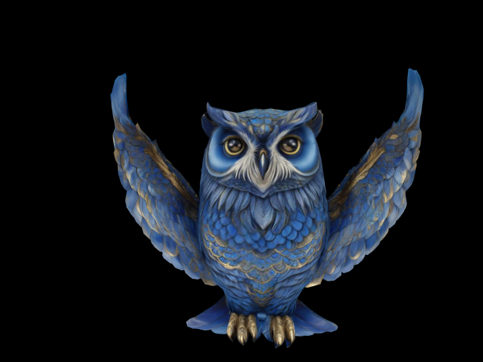 HB: Celestial Owl Statue FuLL PERM