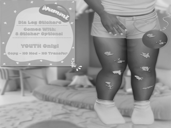 NUMMI - "Dia Leg Sticker Pack" DEMO