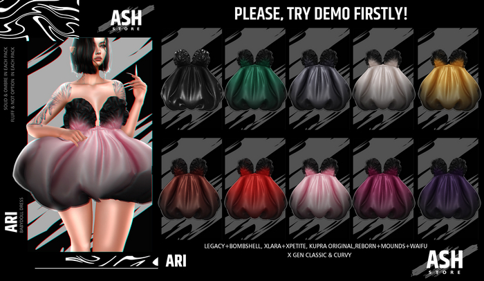 ASH. Ari Babydoll Dress FATPACK