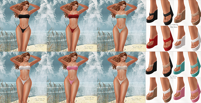 Aprelle Kailani RAREs 3+5  + Bikini + Sandals - ORIGINAL - SALE !