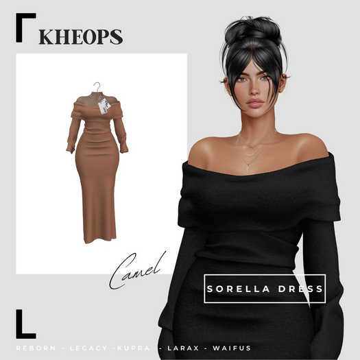 Kheops  /\ - SORELLA  - DRESS - Camel