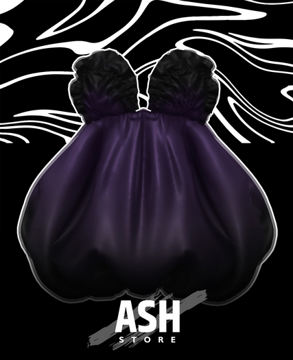 ASH. Ari Babydoll Dress GRAPE