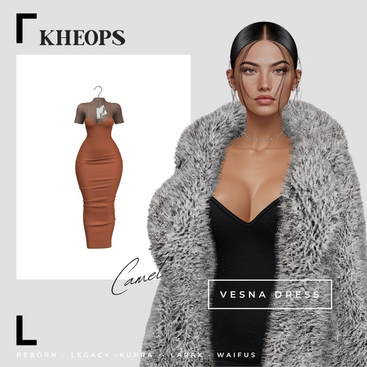 Kheops  /\ - VESNA  - DRESS - Camel